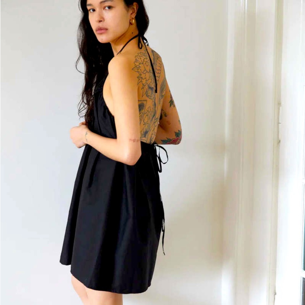 Deiji Studios Halter Dress black size XS